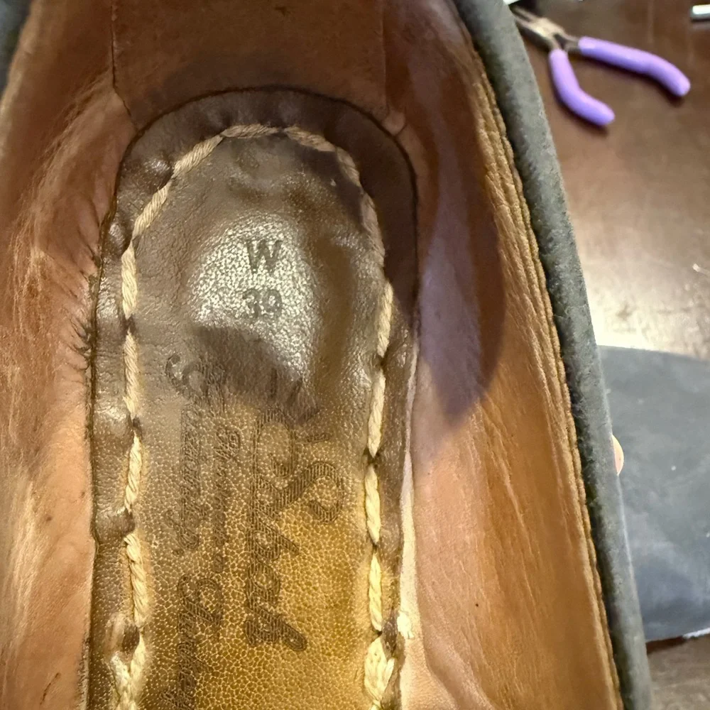 Sabah Slate Blue Women’s Slip-On Shoes Sz 39